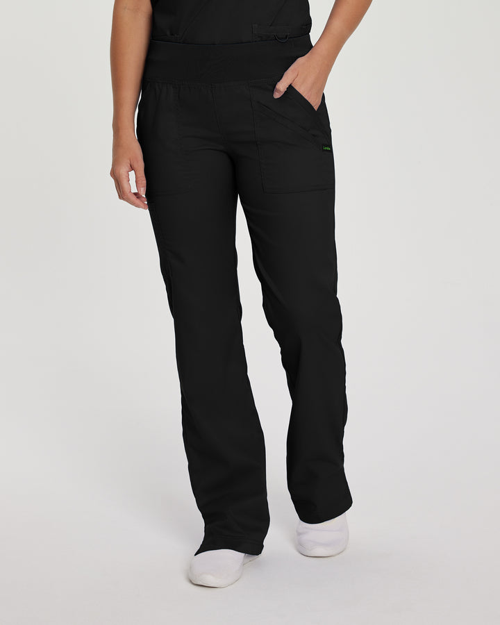 Landau ProFlex Women's Yoga Scrub Pants - Petite