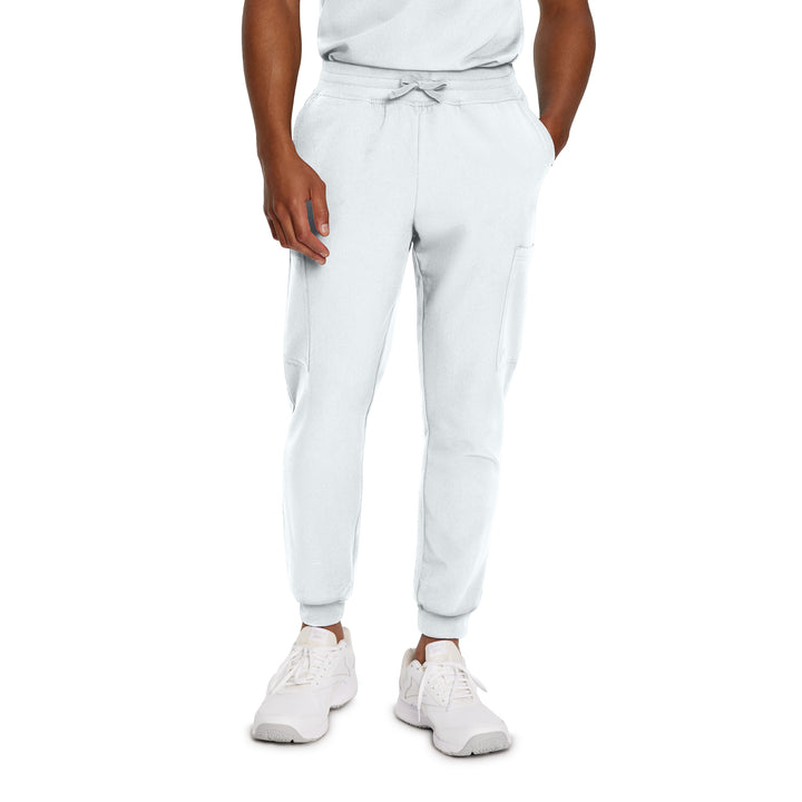 White Cross V-Tess Men's Jogger Scrub Pants - Short