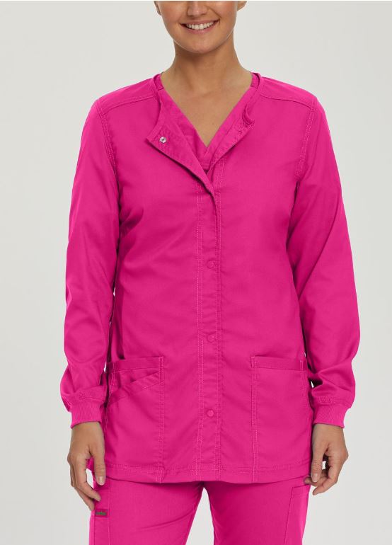 Landau Proflex Women's Warm-Up Scrub Jacket 2