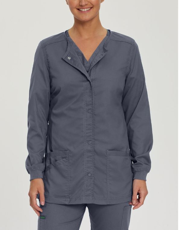 Landau Proflex Women's Warm-Up Scrub Jacket 2