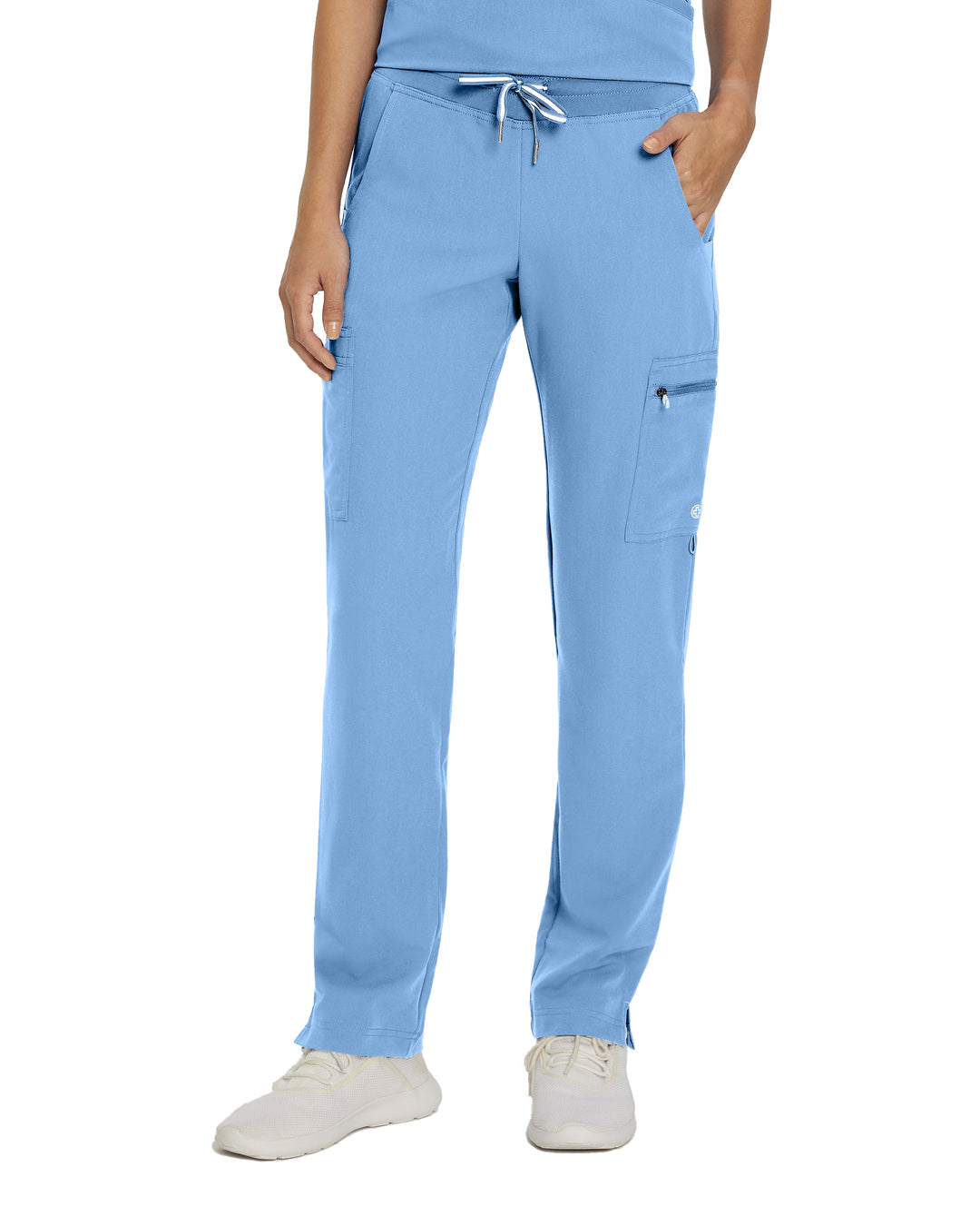 White Cross V-Tess Women's Cargo Scrub Pants - Tall