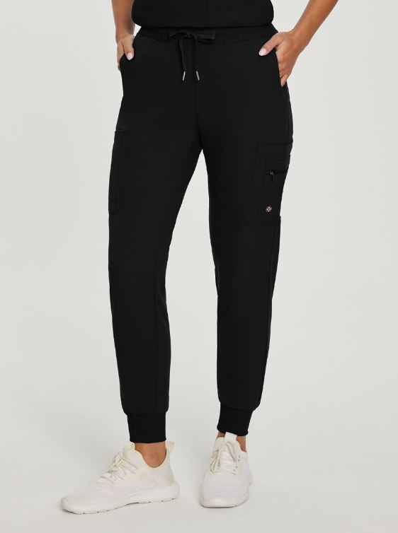 White Cross V-Tess Women's Jogger Scrub Pants - Tall