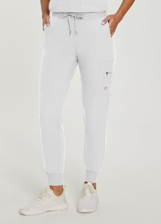 White Cross V-Tess Women's Jogger Scrub Pants - Tall