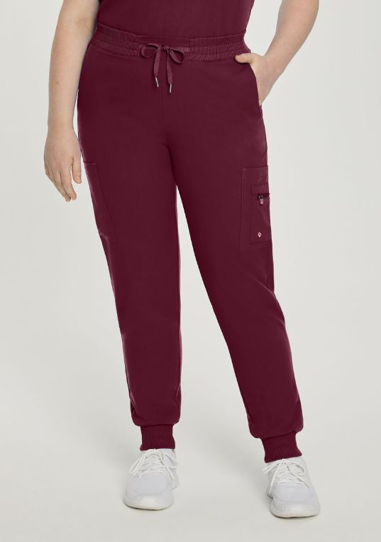 White Cross V-Tess Women's Jogger Scrub Pants - Tall