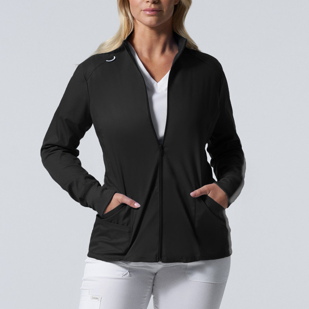 Landau ProFlex Women's 3-Pocket Scrub Jacket