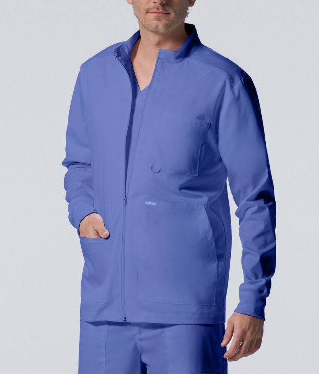 Landau ProFlex Men's 4-Pocket Scrub Jacket