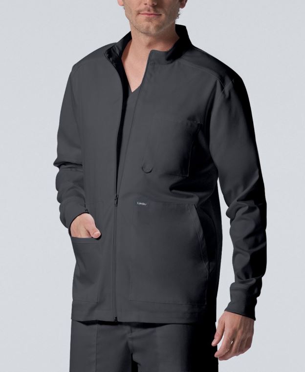 Landau ProFlex Men's 4-Pocket Scrub Jacket