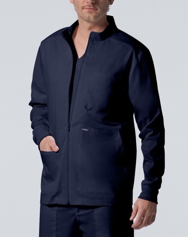 Landau ProFlex Men's 4-Pocket Scrub Jacket