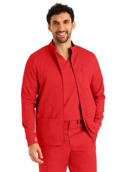 Landau ProFlex Men's 4-Pocket Scrub Jacket