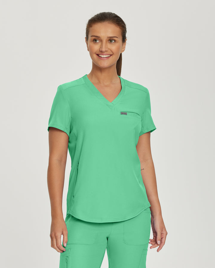 Landau Forward Women's 2-Pocket V-Neck Scrub Top