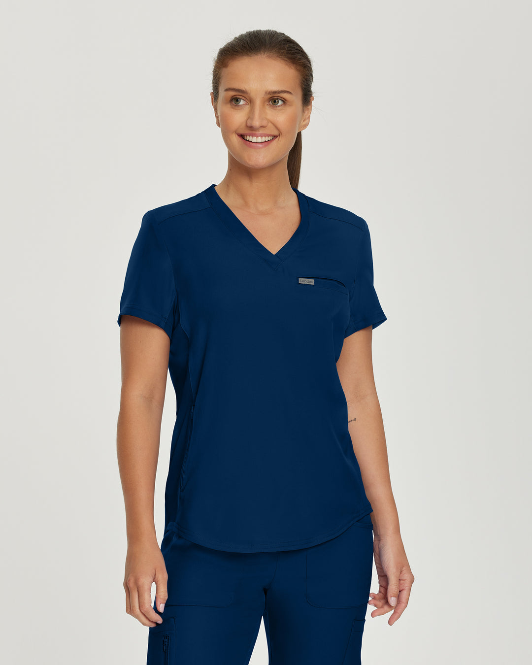 Landau Forward Women's 2-Pocket V-Neck Scrub Top