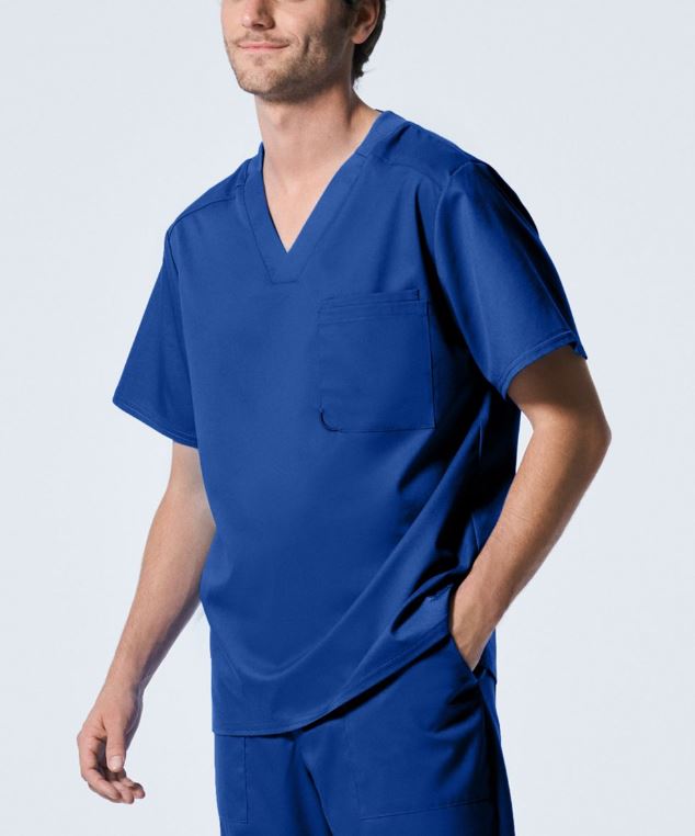 Landau ProFlex Men's 2-Pocket V-Neck Scrub Top