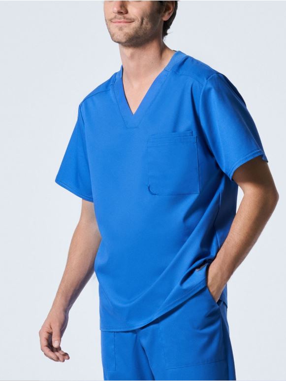 Landau ProFlex Men's 2-Pocket V-Neck Scrub Top