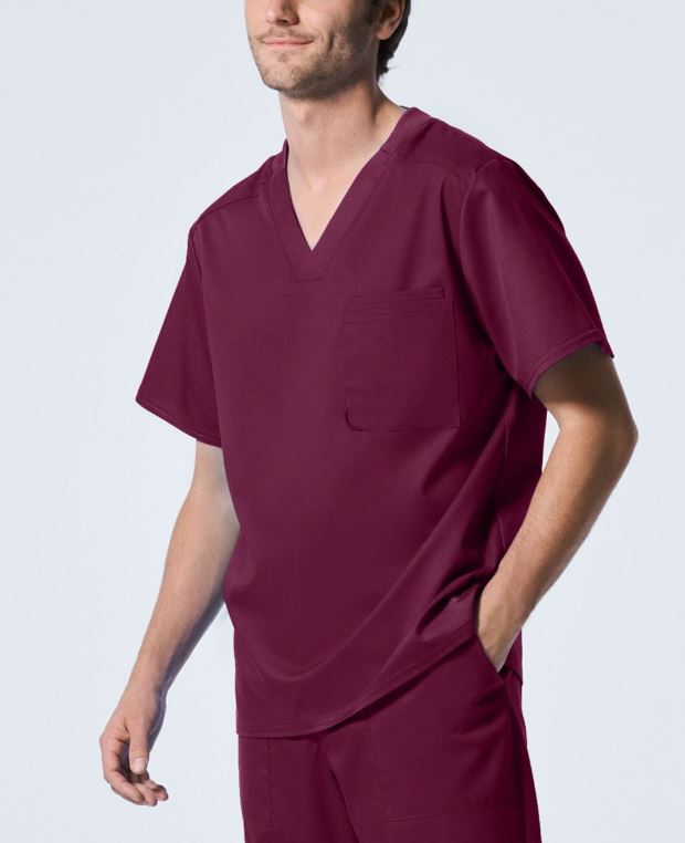 Landau ProFlex Men's 2-Pocket V-Neck Scrub Top