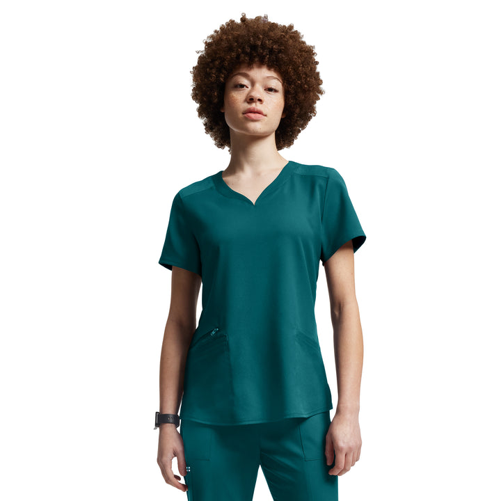 White Cross VIBE Women's 3-Pocket V-Neck Scrub Top