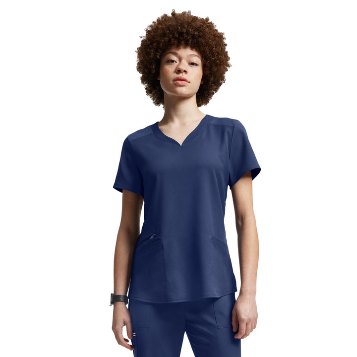 White Cross VIBE Women's 3-Pocket V-Neck Scrub Top