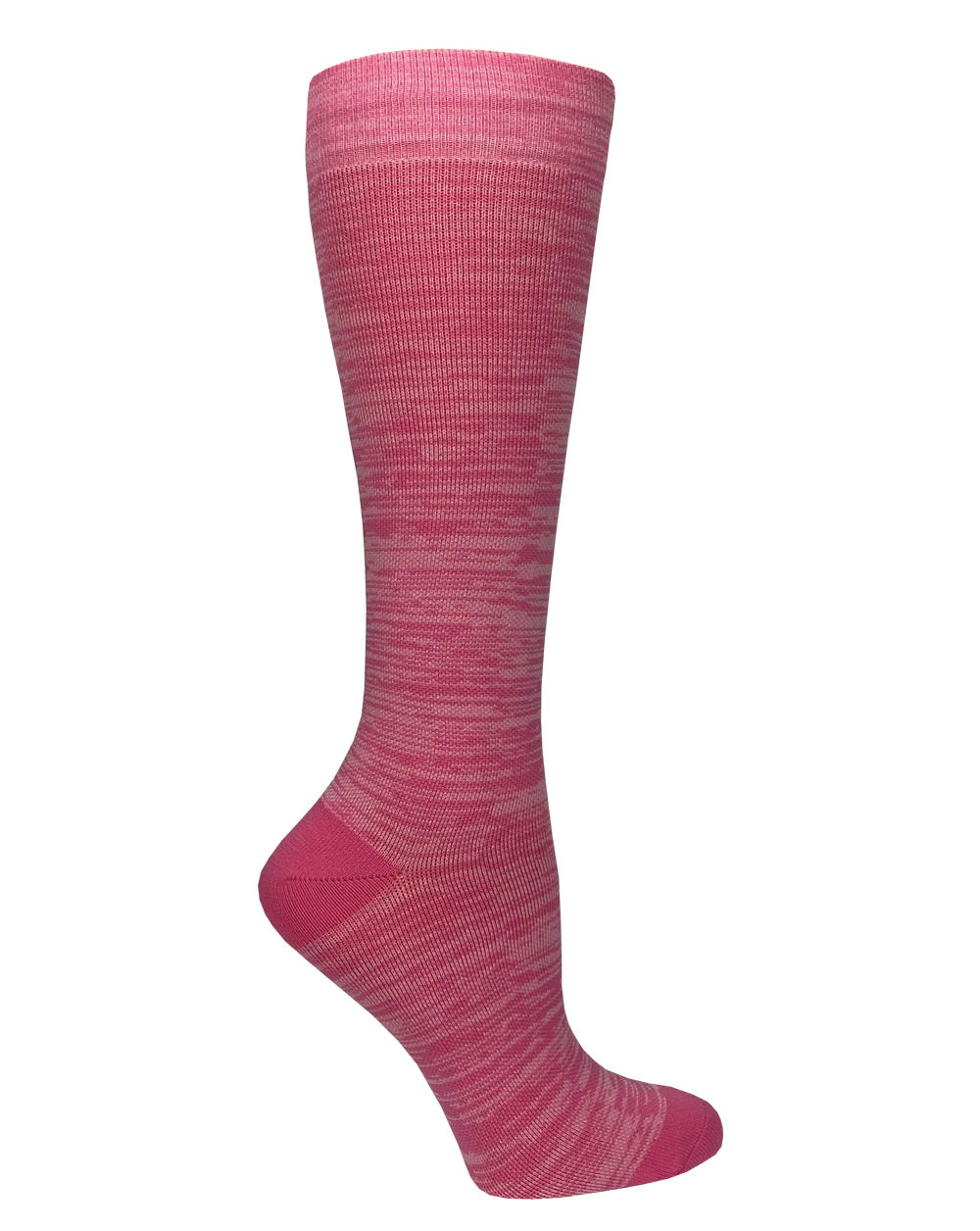 12" Premium Knit Compression Socks - Static Pink