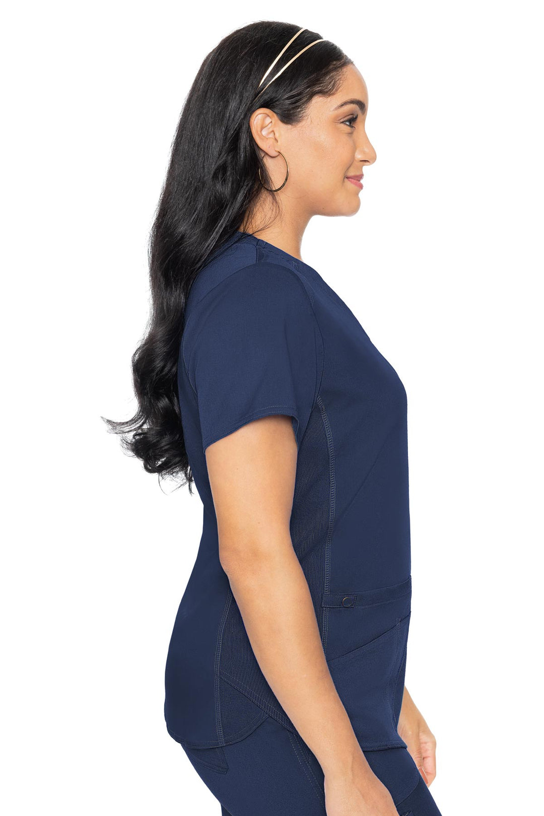 Touch V-Neck Shirttail Top