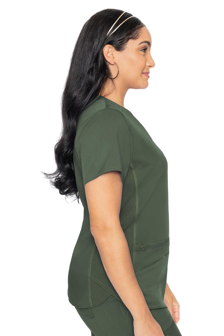 Touch V-Neck Shirttail Top